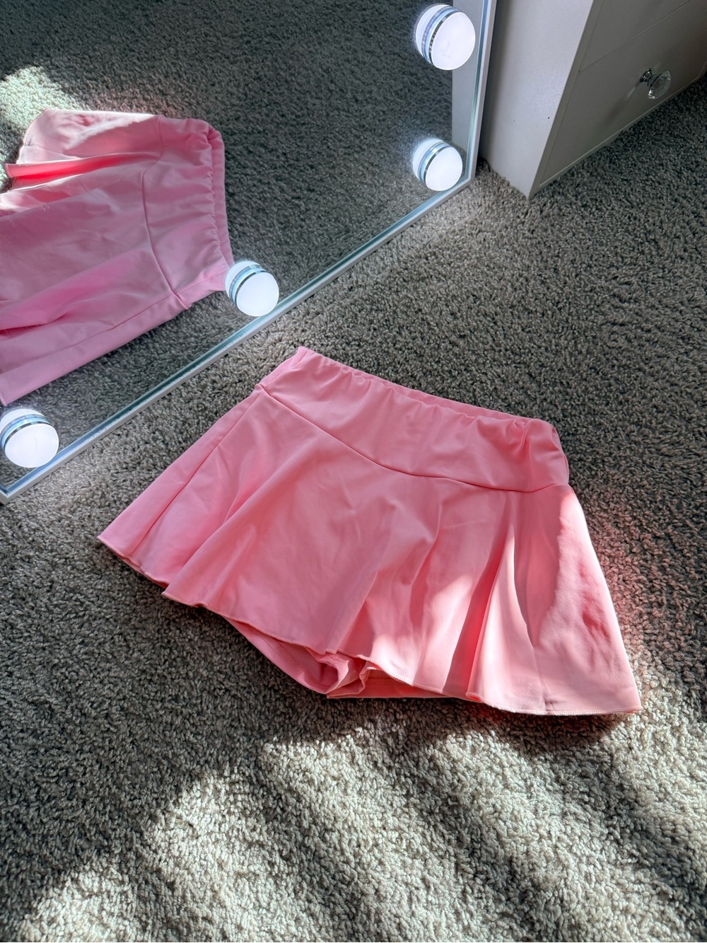 Women’s Pink Pleated Skort